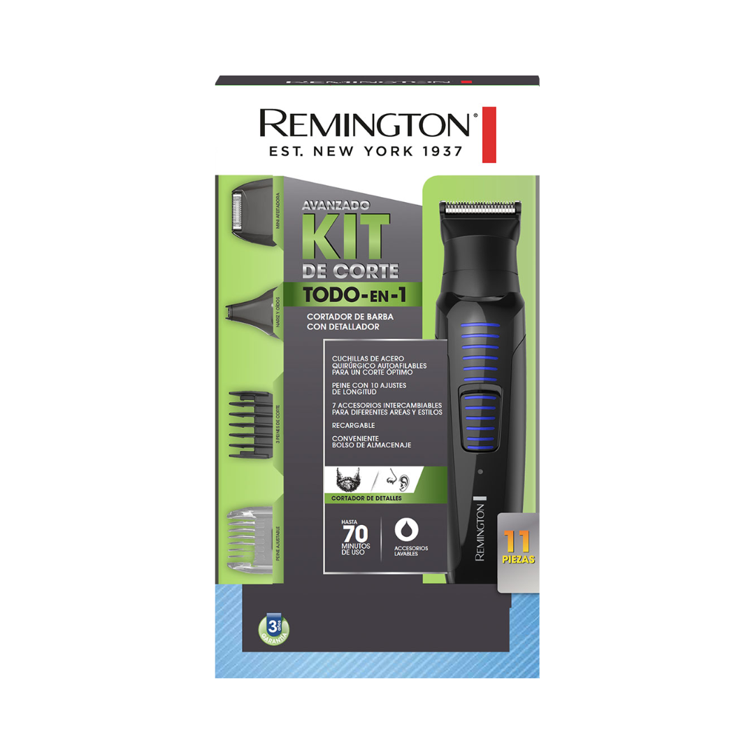 Cortadora Personal Remington Recargable Kit Todo en 1