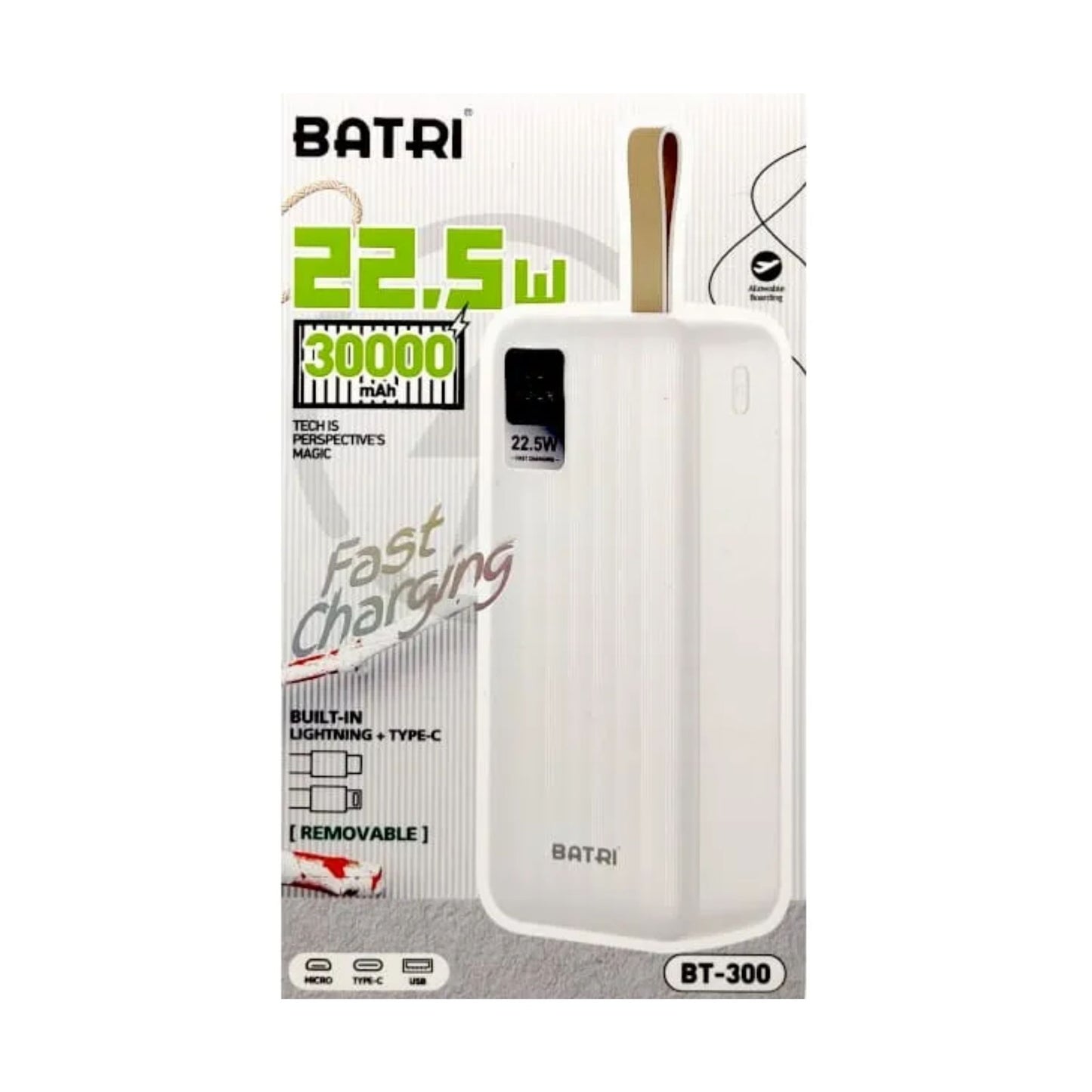 Power Bank Batri BT-300 30.000 mAh