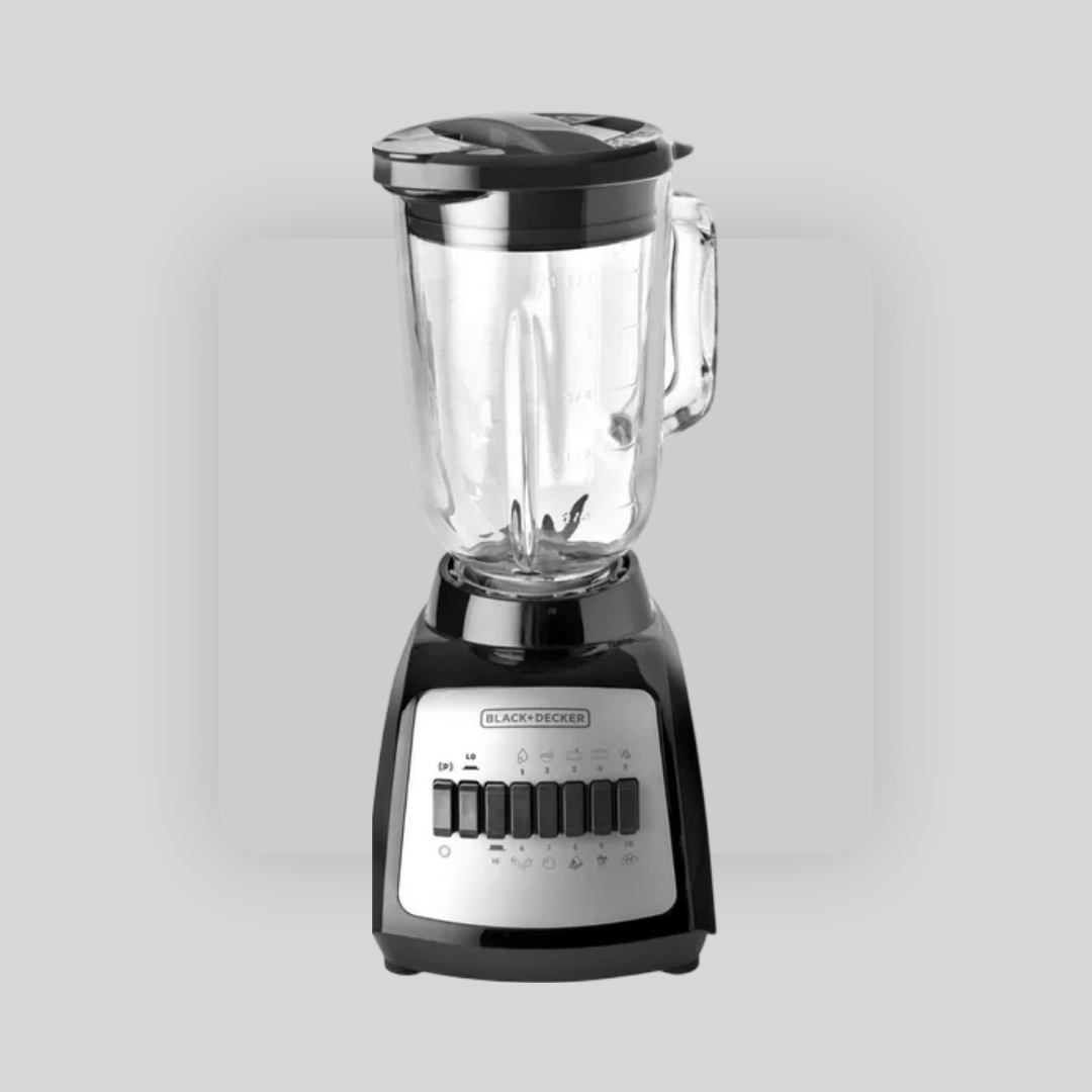Licuadora BLACK+DECKER DuraPro 550 Watts con 4 cuchillas