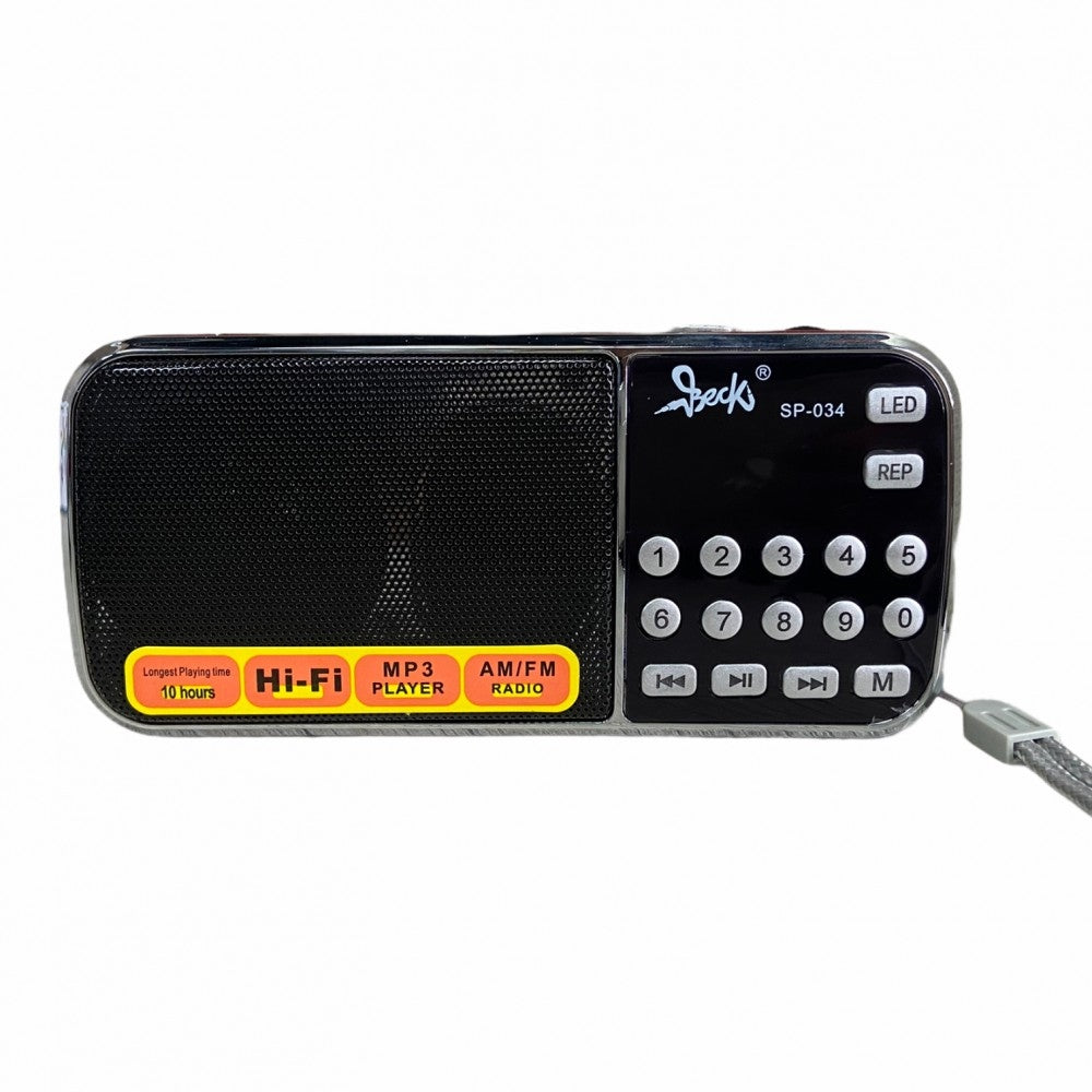 Radio Parlante Recargable AM/FM SP-036F