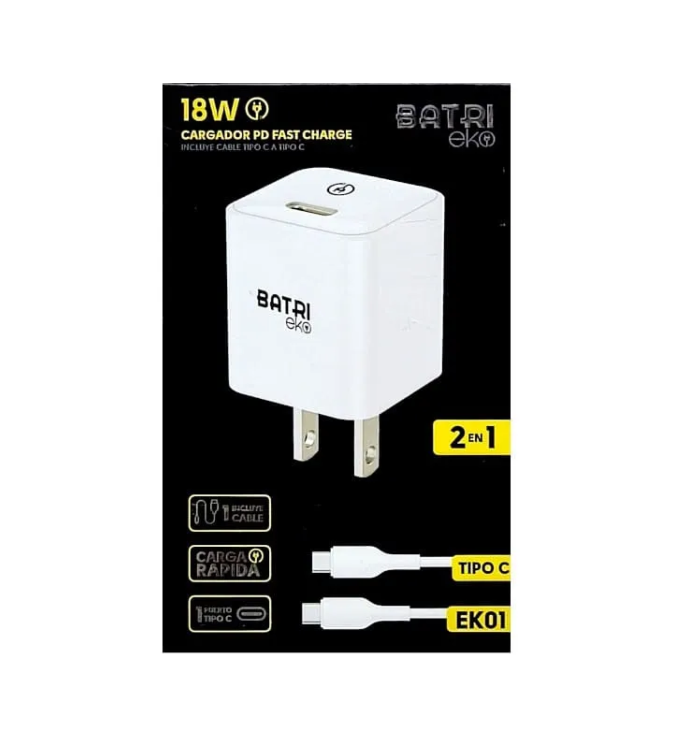 Cargador Batri EK01 TC