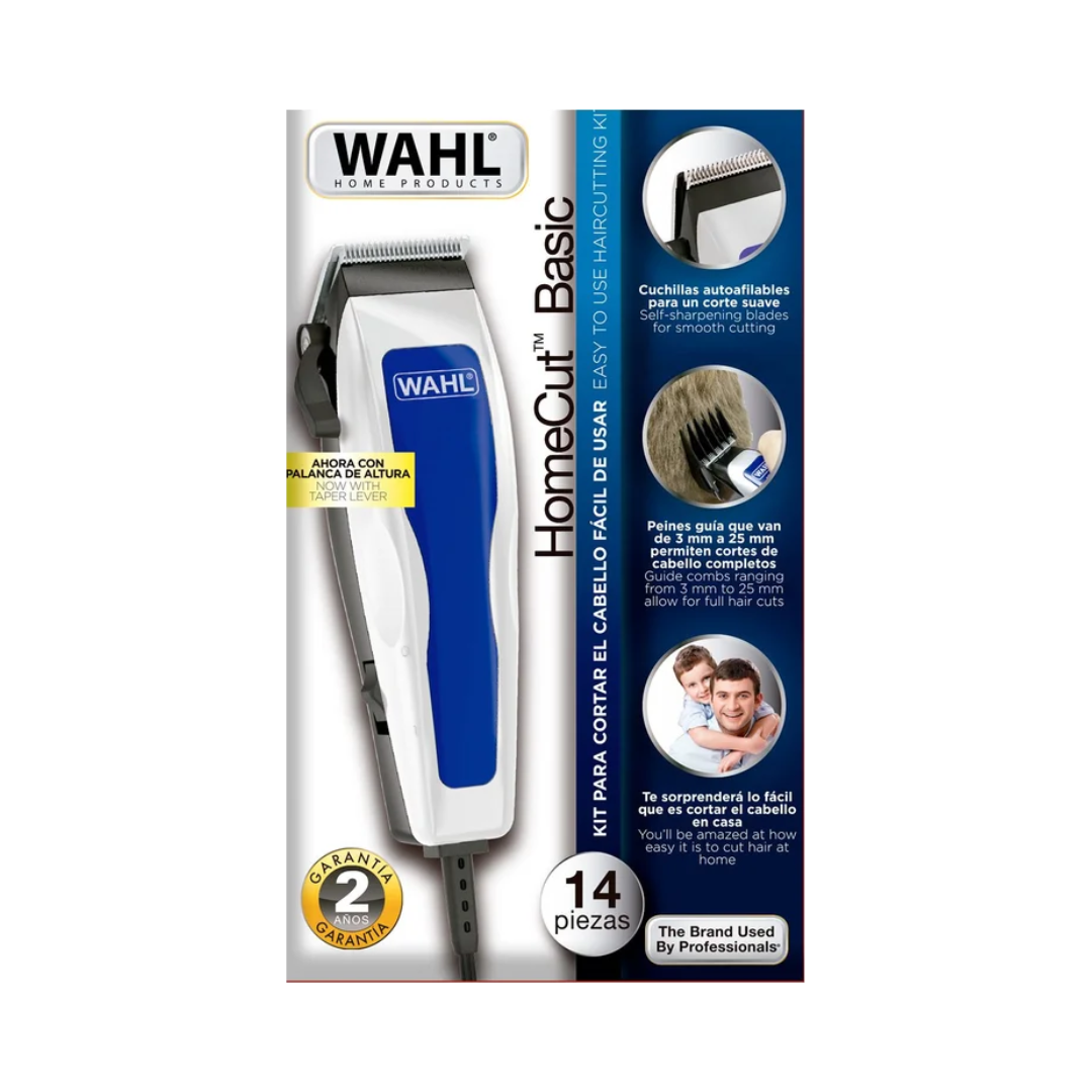 Maquina de Motilar WAHL HomeCut Basic 10 Piezas
