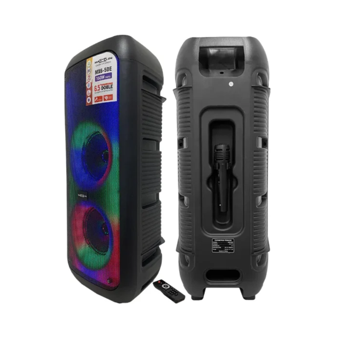 Parlante Recargable Bluetooth Maxlin 6.5¨MX6