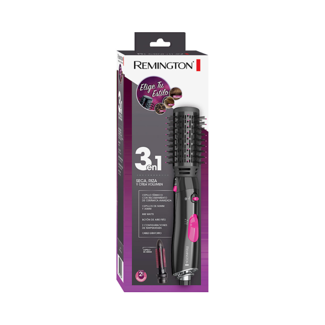 Cepillo de Aire Remington 3 en 1