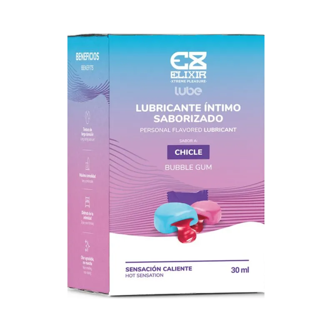 Lubricante intimo saborizado elixir chicle 30 ml