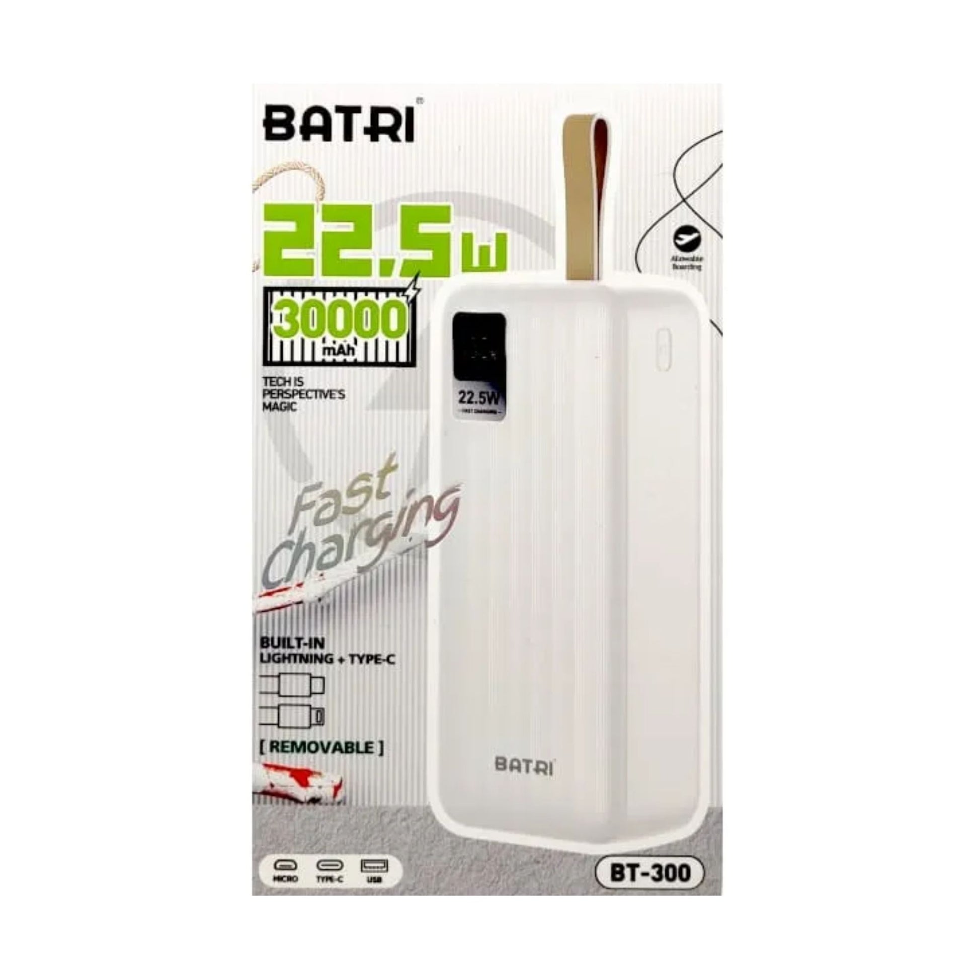 Power Bank Batri BT-300 30.000 mAh