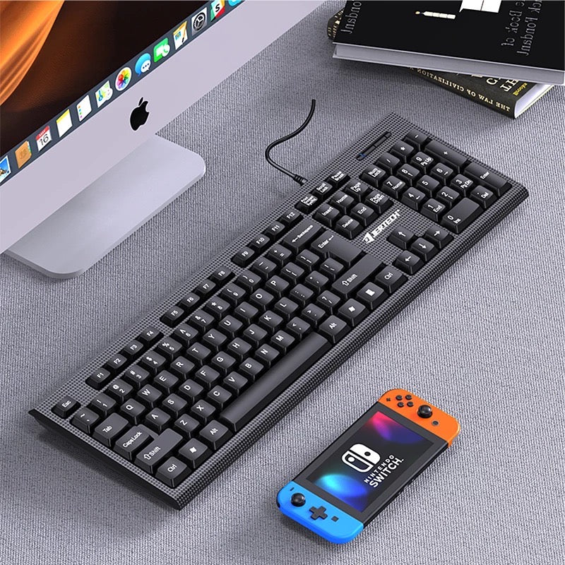 Combo Teclado Y Mouse PC Alambrico KM160