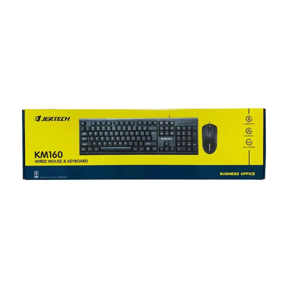 Combo Teclado Y Mouse PC Alambrico KM160