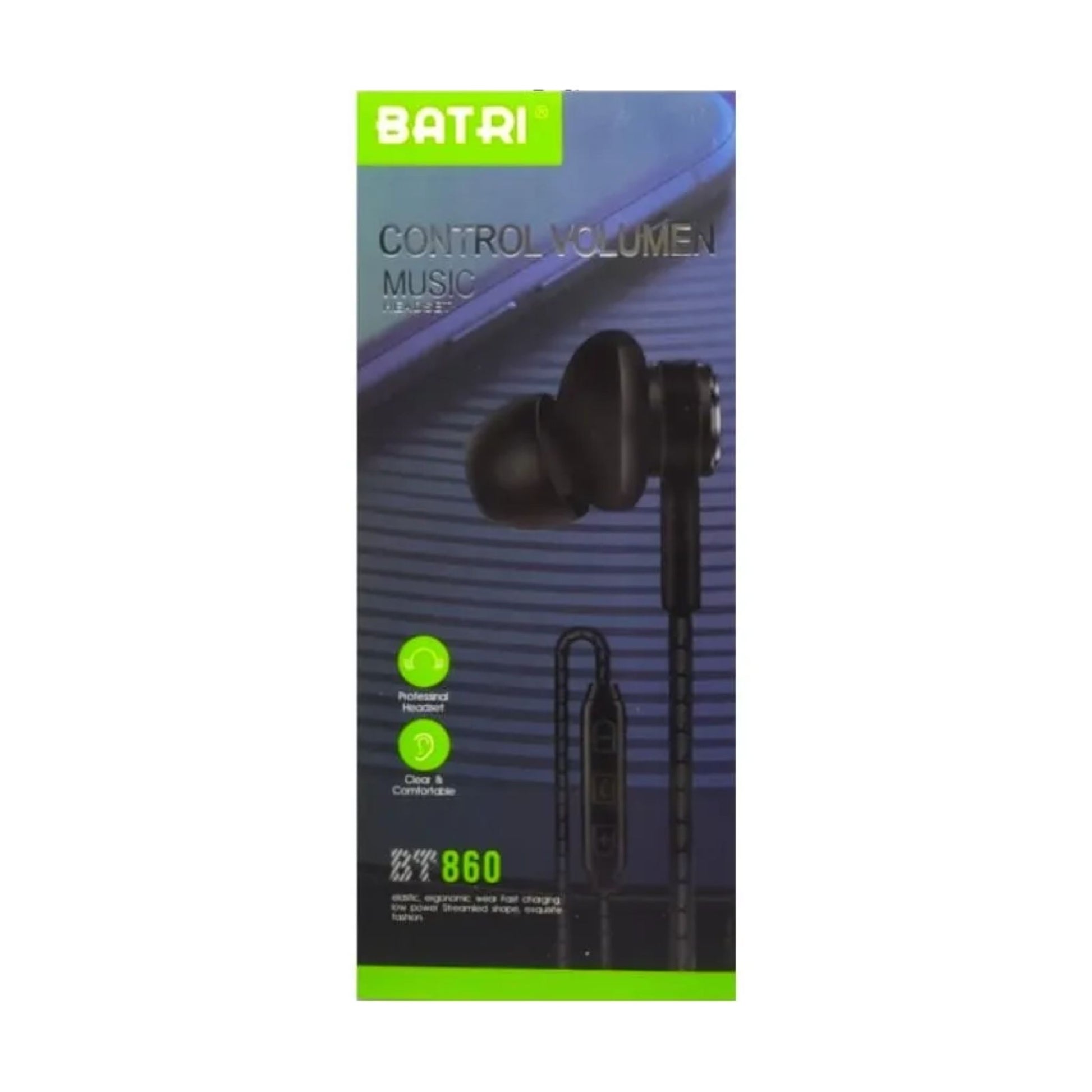 Audífonos alámbricos Batri BT860